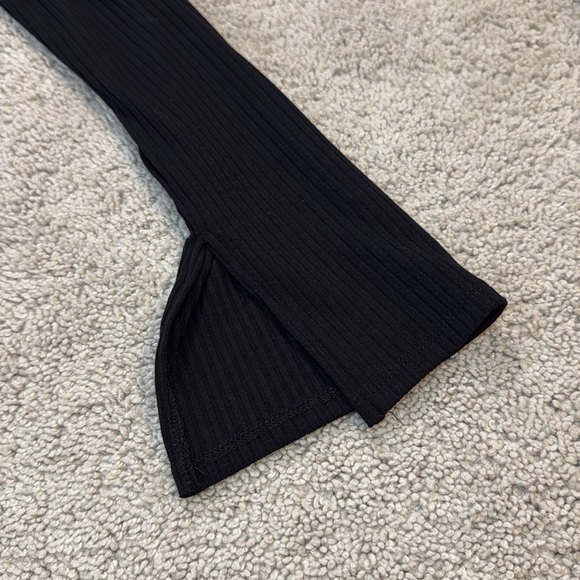 Bar III Rib Midi Dress | Tie-Waist Detail | Size S | Black - Picture 4 of 10